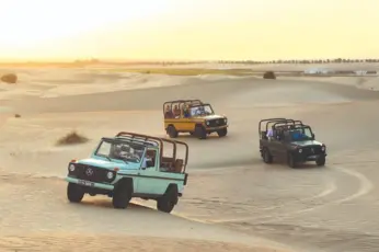 Evening Heritage Safari in a Vintage G-Class