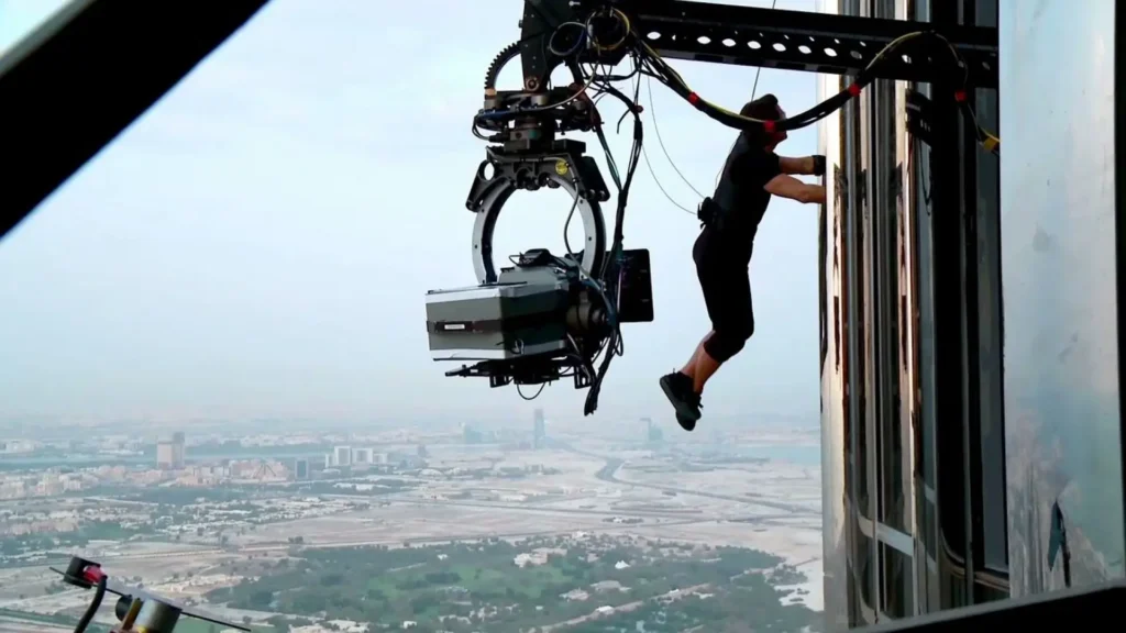 Film Features the Burj Khalifa Stunt