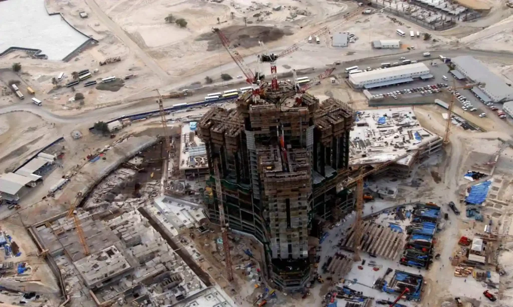 base of Burj Khalifa History and Construction