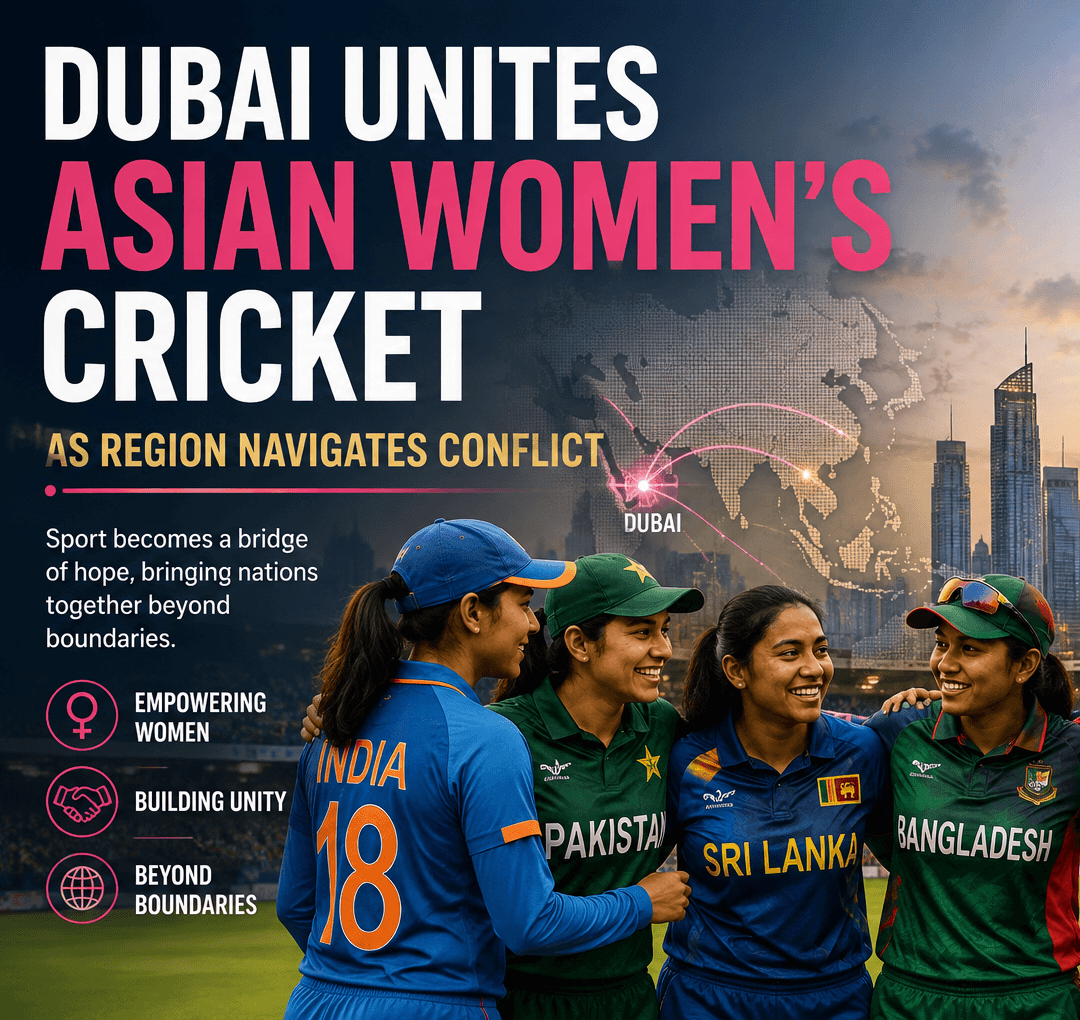 Dubai Unites Asian Women’s Cricket as Region Navigates Conflict