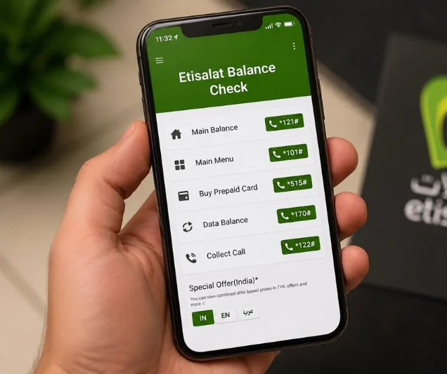 Etisalat Balance Check: Code, App & Online Methods